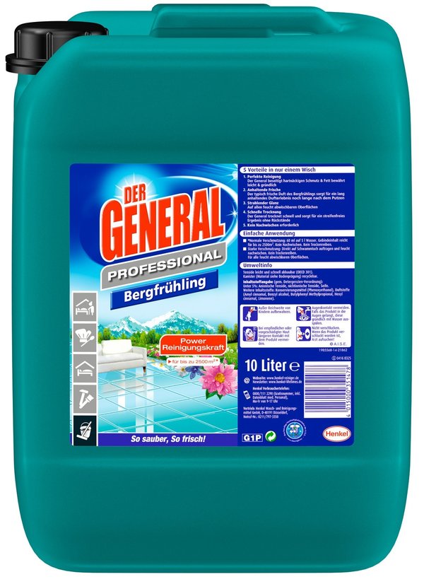 Der General 10l Bergfrühling Allzweckreiniger - 11023