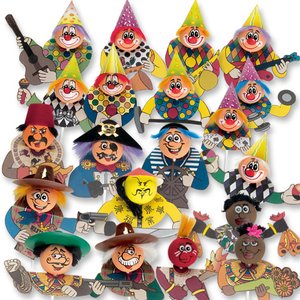 Gn Lustige Figuren bunt 3560 - 5423