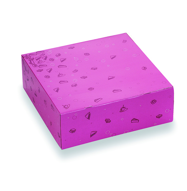 Tortenkart. 34x34x11 pink - 600194