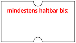 Etiketten 21x12mm,wei,standar - 844160