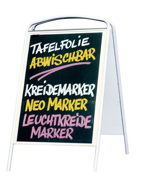 Plakatstnder wei A1 - 882648