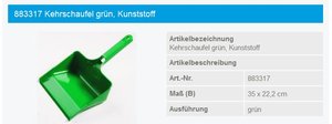 Haug Kehrschaufel grn - 883317