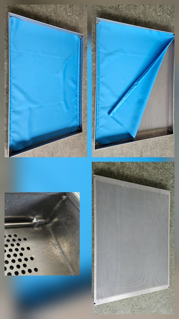 Gärgutträger Alu 77x57x4cm Stangenbefestigung längs - 90667