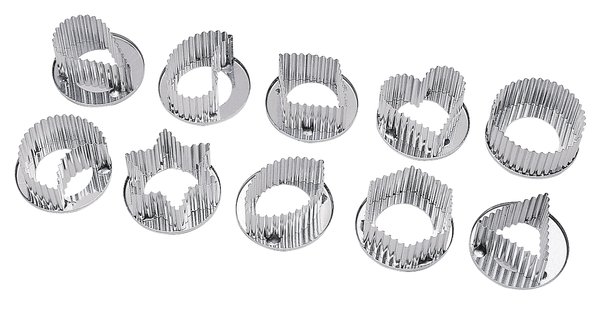 Ausstechersatz 10tlg.geza.5cm verschiedene Formen - 882398