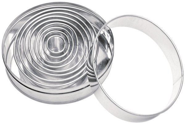 Ausstechersatz 9tlg.oval/glatt Ø2,3x2,8-12,5x14,5cm - 882388