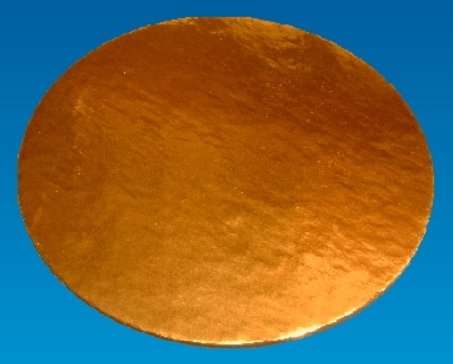 Tortenscheiben Ø8cm gold