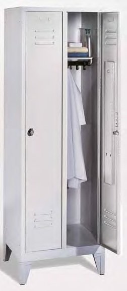 Personalspind 185x61x50cm mit Füßen - 887670