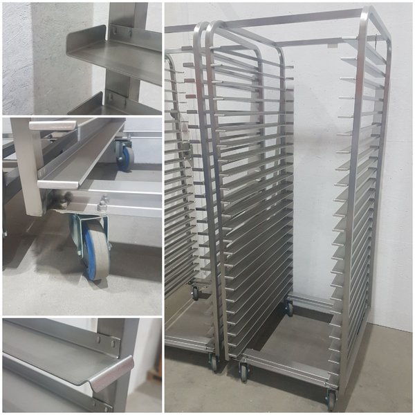 Frosterw.80x60cm 24Aufl.Rundbg Gummiräder kompl.innen, Einschubhilfe - 90485