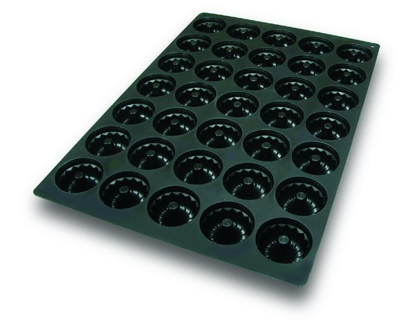 Guglhupfmatte 60x40cm Silikon Einzelform 71x35mm - 90499