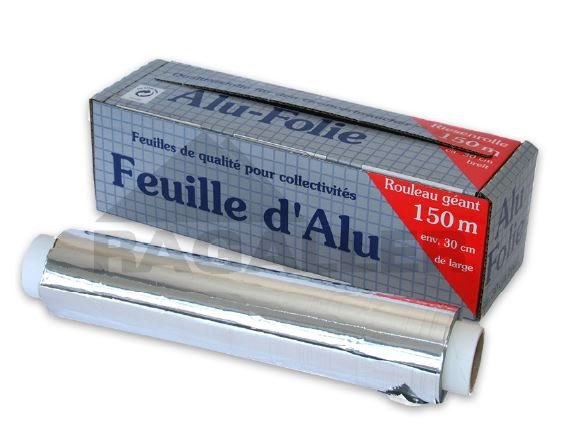 Alufolie 30cmx150m 12my Cutbox - 610817
