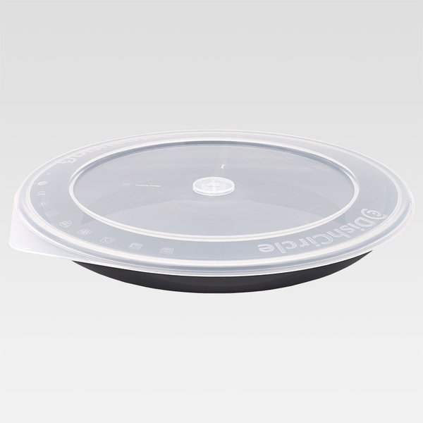 Mehrwegteller tief 26cm m Deckel flach - 685127