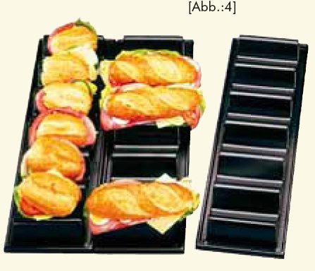 Snack-Welle 60x19,5x8 KS schw.