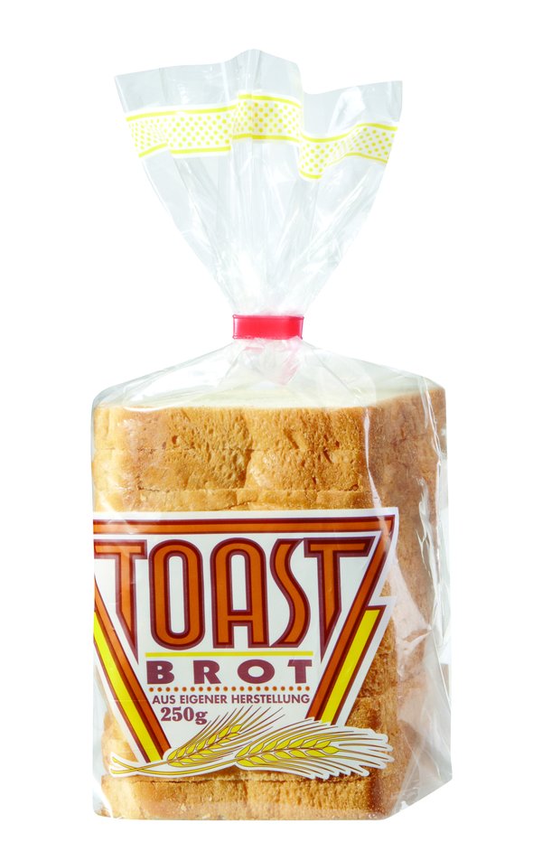 PPOBrotBtl 250g 21x26x8 Toast zum Sterilisieren geeignet, mit Druck - 620100