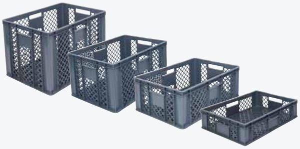 Transportkorb grau 60x40x41cm - 884774