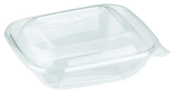 Square Bowl Schale 1000ml 190x190x60mm, Deckel: #681491
