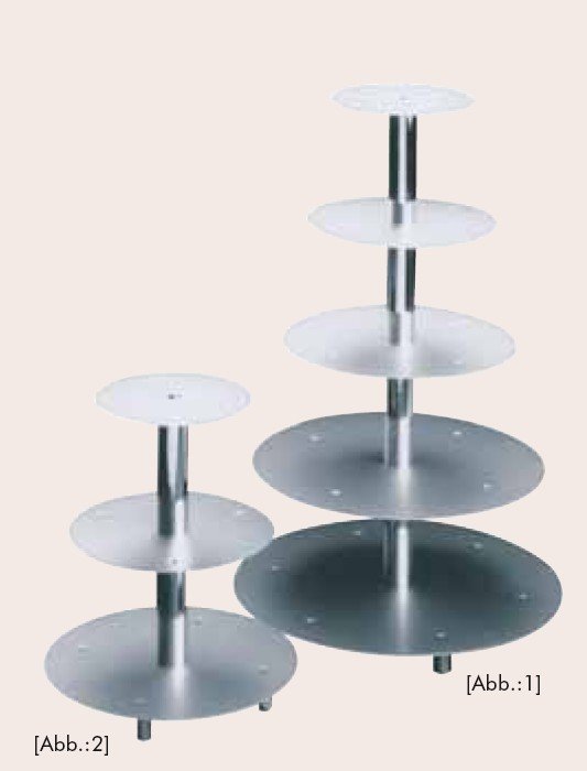 Ersatzplatte silber Ø45cm - 886148