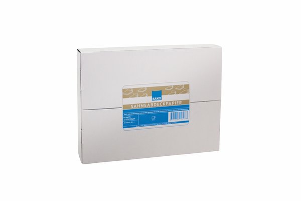 Sahneabdeckpap. 1/8Bg.24x36cm wachsseiden - 683030