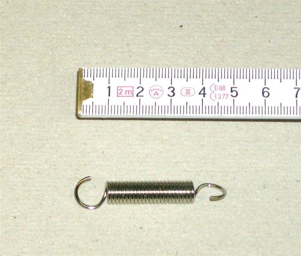 Zugfeder Abstreifer Fritsch 08393-001.005 Zugfeder für Abstreifer 1,20x7,50x46,0mm-B-FD - 60410