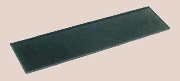Schwarzblech 60x40cm 3rd Stärke 1,3mm, gebördelt - 881135