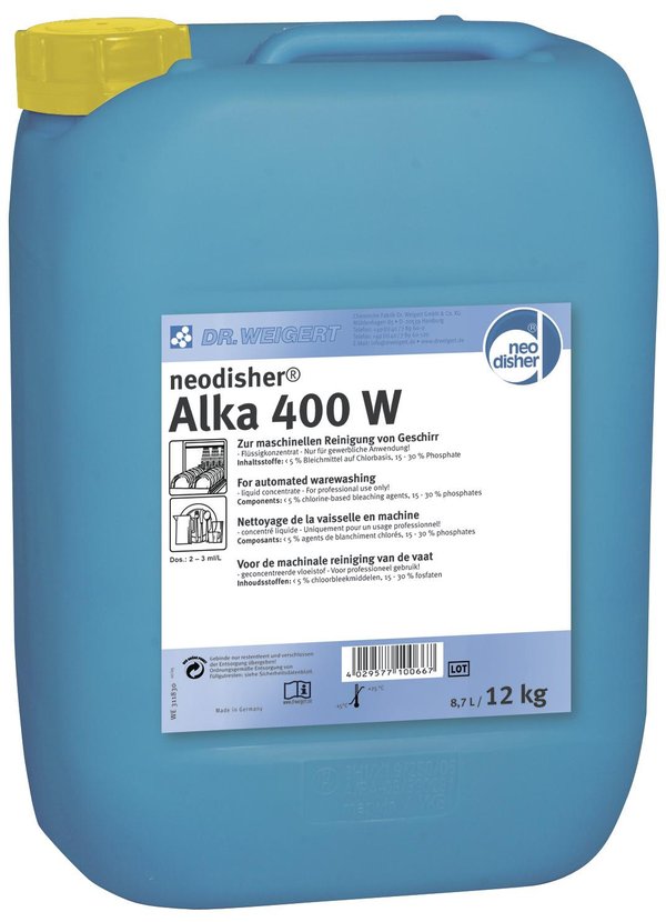 Neodisher Alka 400 W 12kg fl. Intensivreiniger m Aktivchlor - 860754