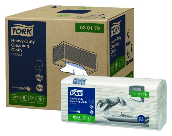 Tork Reinigungstuch 35,5x41,5 4 PK a 105 Tücher - 860635