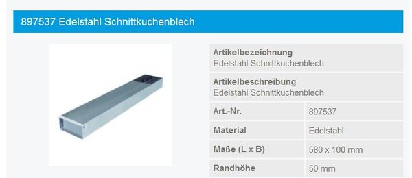 Schnittenblech ES 58x10x5 3rd - 897537