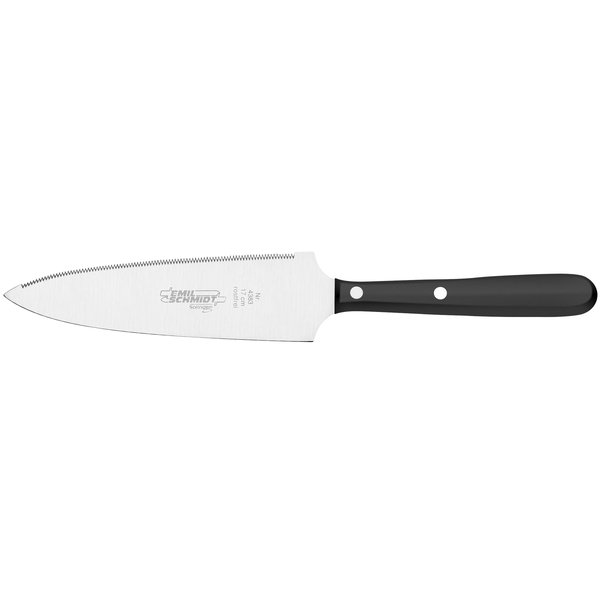 Tortenmesser glatt+Säge POM Klingenlänge 18 cm POM Griff - 882099