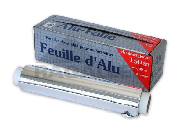 Alufolie 45cmx150m 14my Cutbox - 610818