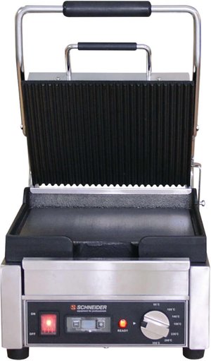 Kontaktgrill gewellt/glatt