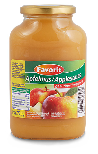 Apfelmus Favorit 720 ml ATG  720g - 351798