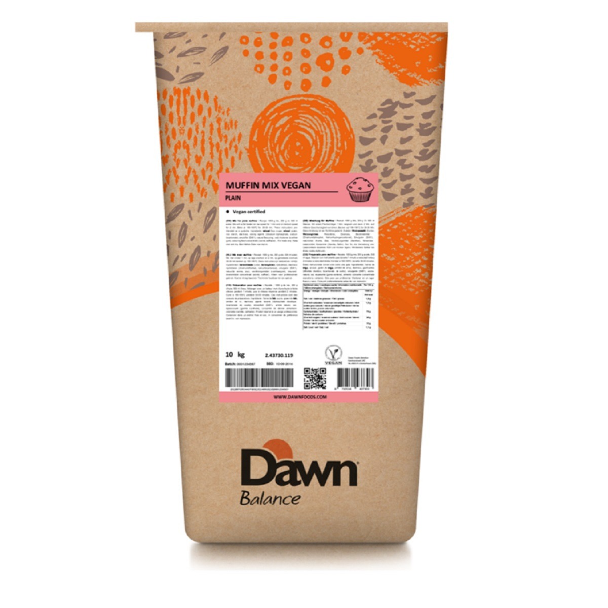 Dawn Muffin Mix Plain Vegan - 313864