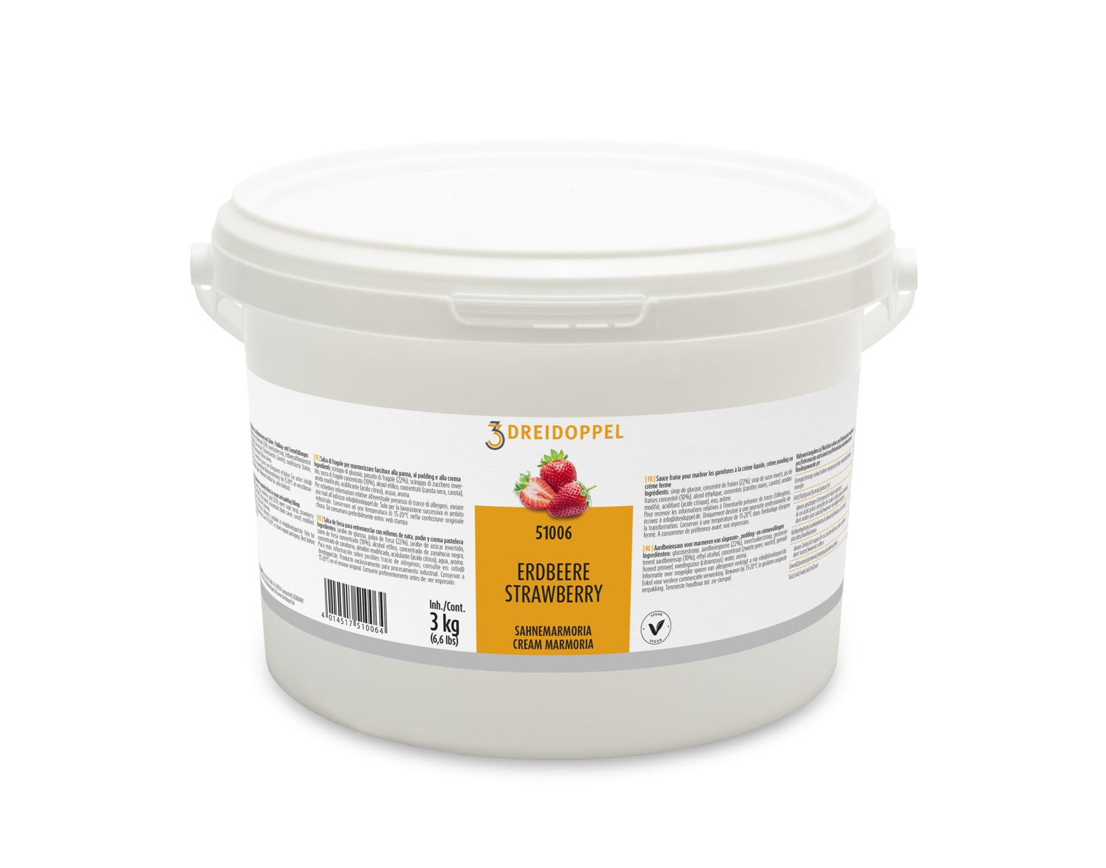 Dreid Sahnemarmoria Erdbeere - 303859