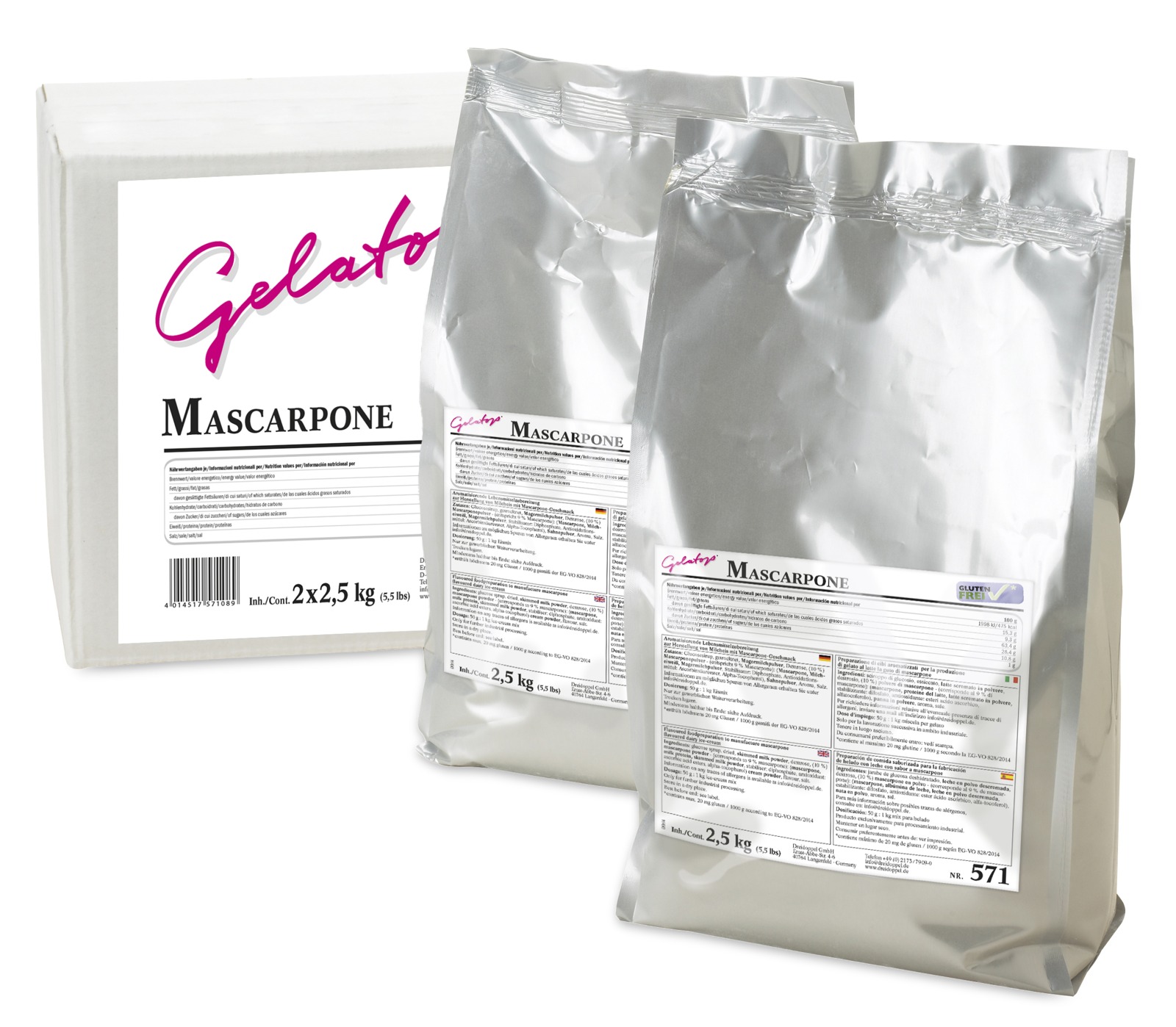 Dreid Mascarpone Gelatop 2x2,5 - 397126