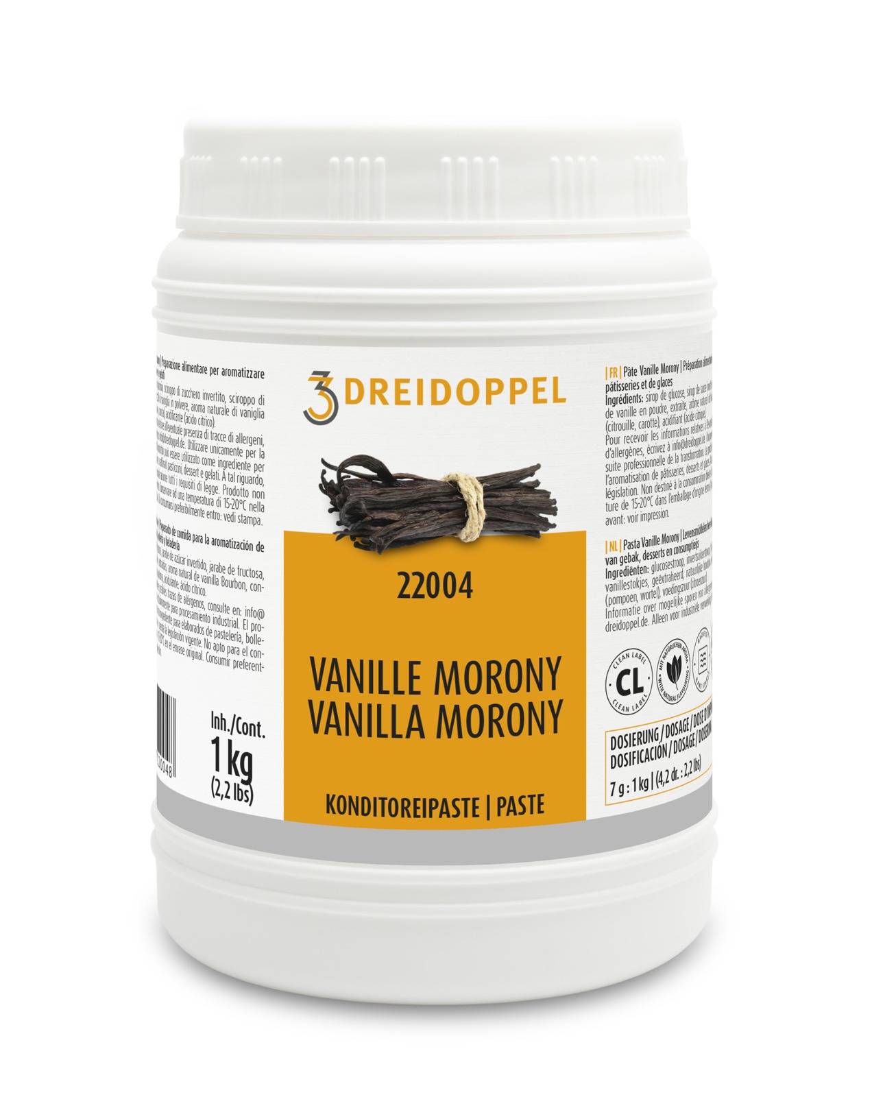 Dreid Paste Vanille Moroni - 390430