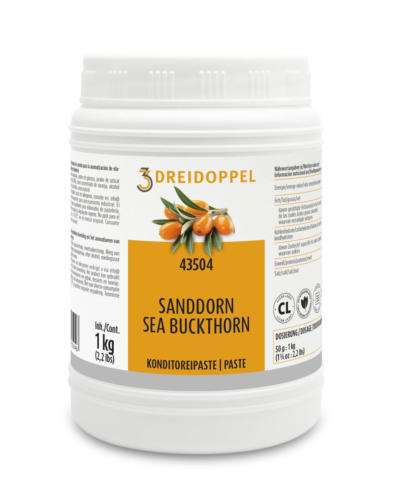 Dreid Paste Sanddorn backst. - 302205