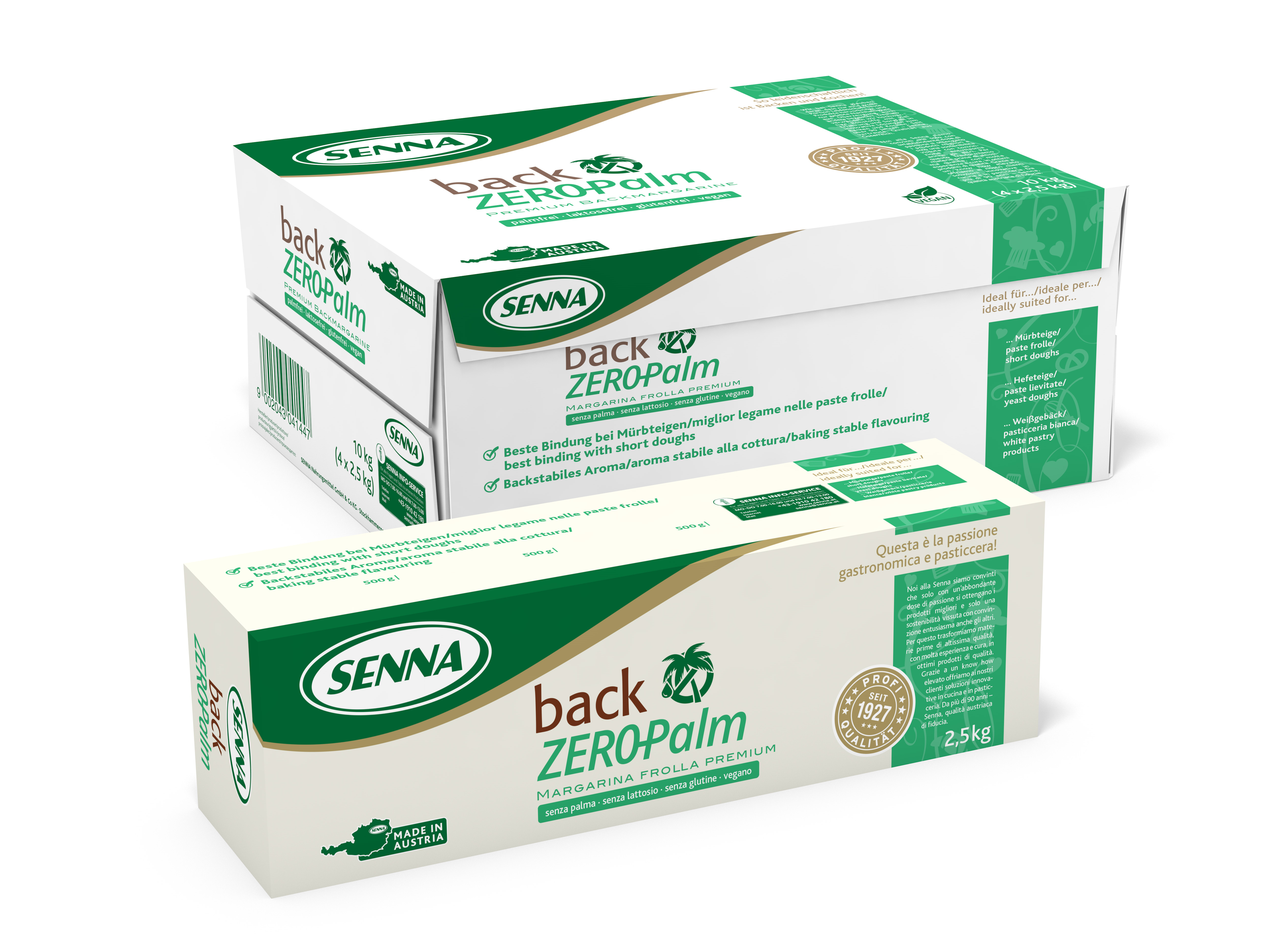 Senna Back Zero Palm 4x2,5kg - 382008